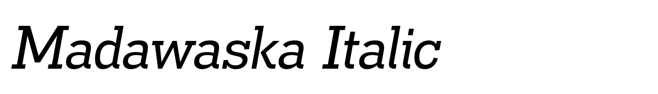 Madawaska Italic